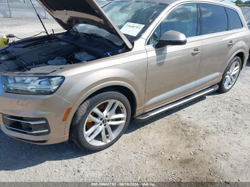 2018 Audi Q7 3.0T Premium VIN: WA1VAAF70JD012005 Lot: 39688793