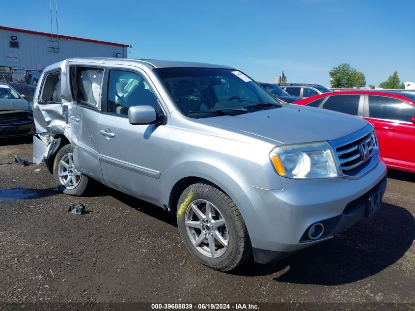 2014 Honda Pilot Ex-L VIN: 5FNYF4H55EB051902 Lot: 39688839