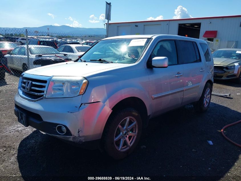 2014 Honda Pilot Ex-L VIN: 5FNYF4H55EB051902 Lot: 39688839