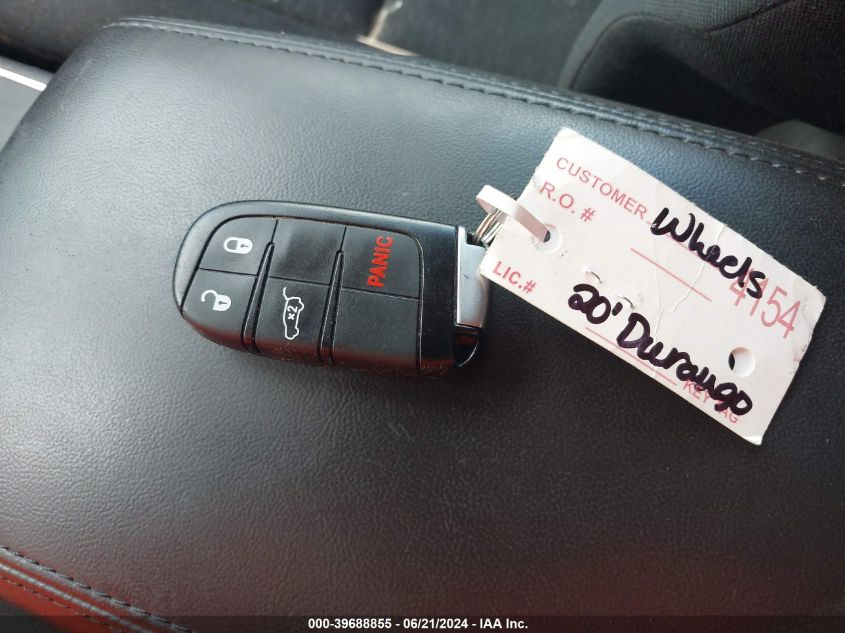 2020 Dodge Durango Sxt Plus Awd VIN: 1C4RDJAG7LC382365 Lot: 39688855