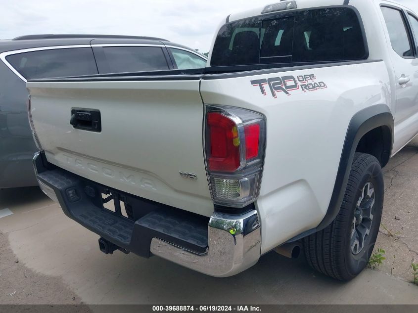 2021 Toyota Tacoma Double Cab/Sr5/Trd Sport/Trd Off Road VIN: 5TFAZ5CN1MX106985 Lot: 39688874