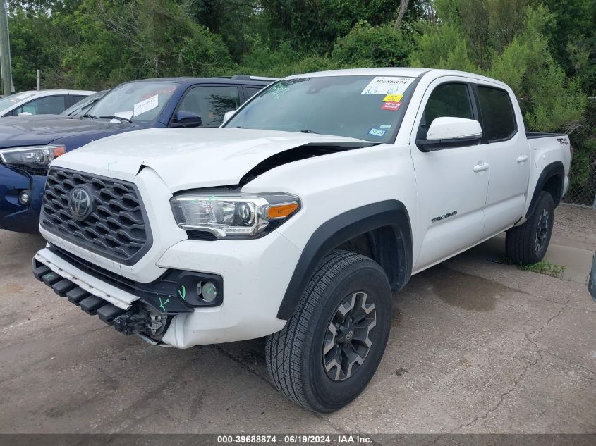 2021 Toyota Tacoma Double Cab/Sr5/Trd Sport/Trd Off Road VIN: 5TFAZ5CN1MX106985 Lot: 39688874