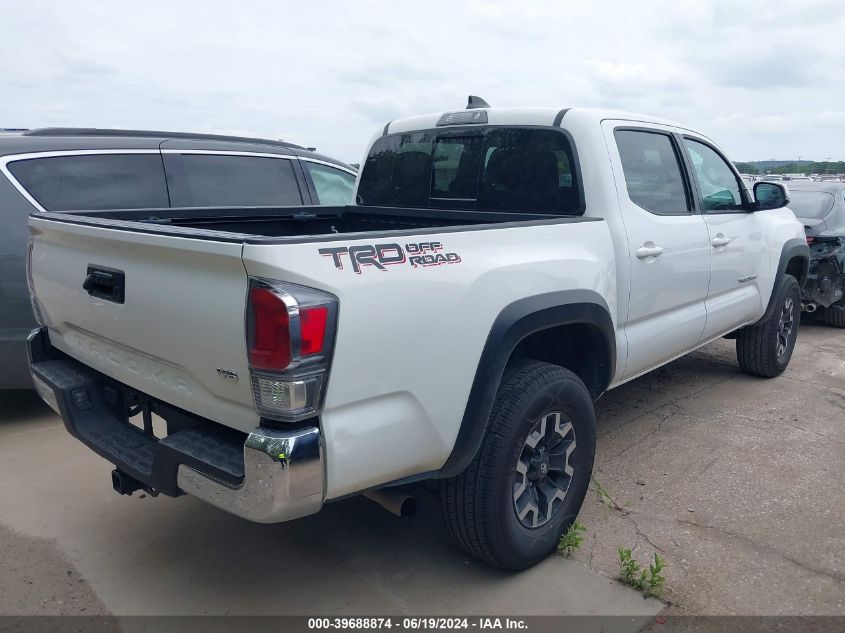 2021 Toyota Tacoma Double Cab/Sr5/Trd Sport/Trd Off Road VIN: 5TFAZ5CN1MX106985 Lot: 39688874