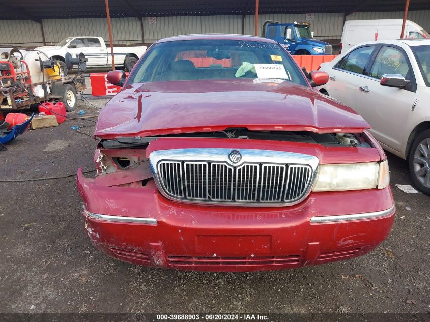 2000 Mercury Grand Marquis Ls VIN: 2MEFM75W7YX637693 Lot: 39688903