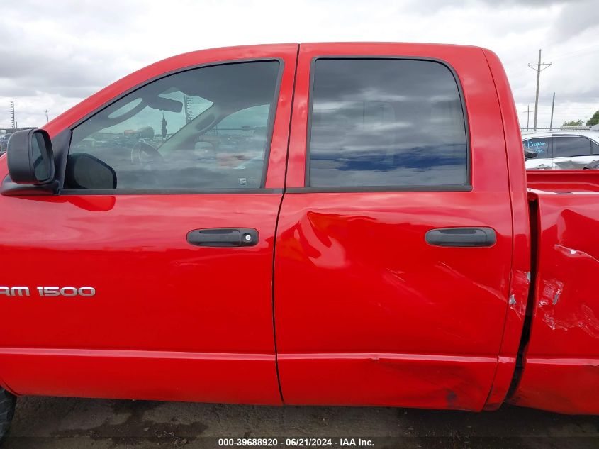 2005 Dodge Ram 1500 Slt/Laramie VIN: 1D7HA18D25J567038 Lot: 39688920