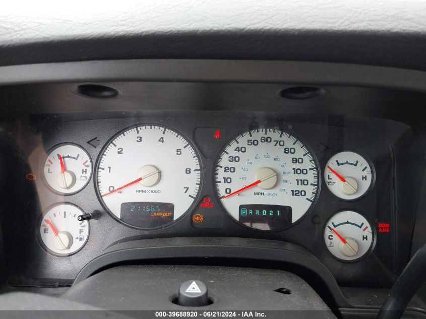 2005 Dodge Ram 1500 Slt/Laramie VIN: 1D7HA18D25J567038 Lot: 39688920