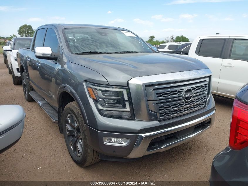 2023 Nissan Titan Platinum Reserve 4X4 VIN: 1N6AA1ED4PN100745 Lot: 39688934