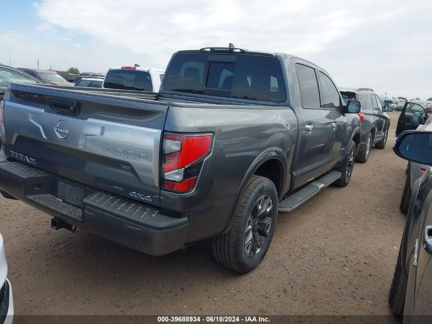 2023 Nissan Titan Platinum Reserve 4X4 VIN: 1N6AA1ED4PN100745 Lot: 39688934