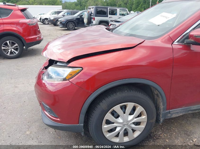 2016 Nissan Rogue S VIN: 5N1AT2MV8GC918810 Lot: 39688948