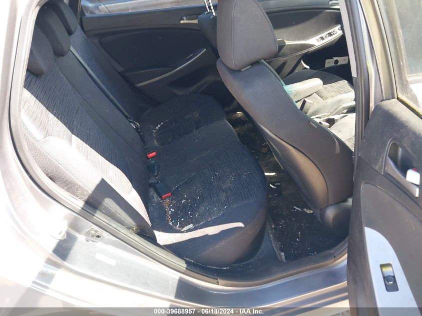 2015 Hyundai Accent Gs VIN: KMHCT5AE7FU226206 Lot: 39688957