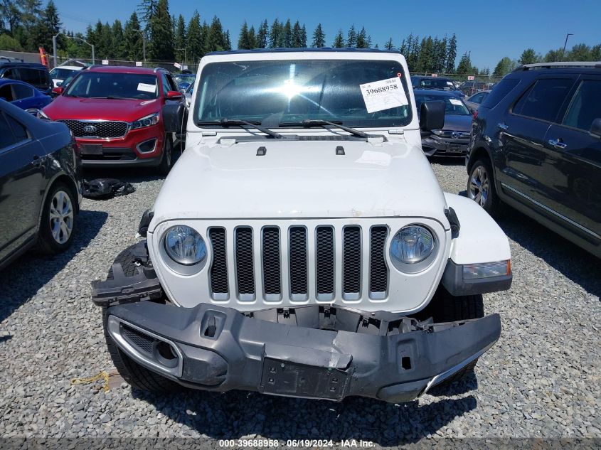 2020 Jeep Wrangler Unlimited Sahara 4X4 VIN: 1C4HJXEN7LW235994 Lot: 39688958