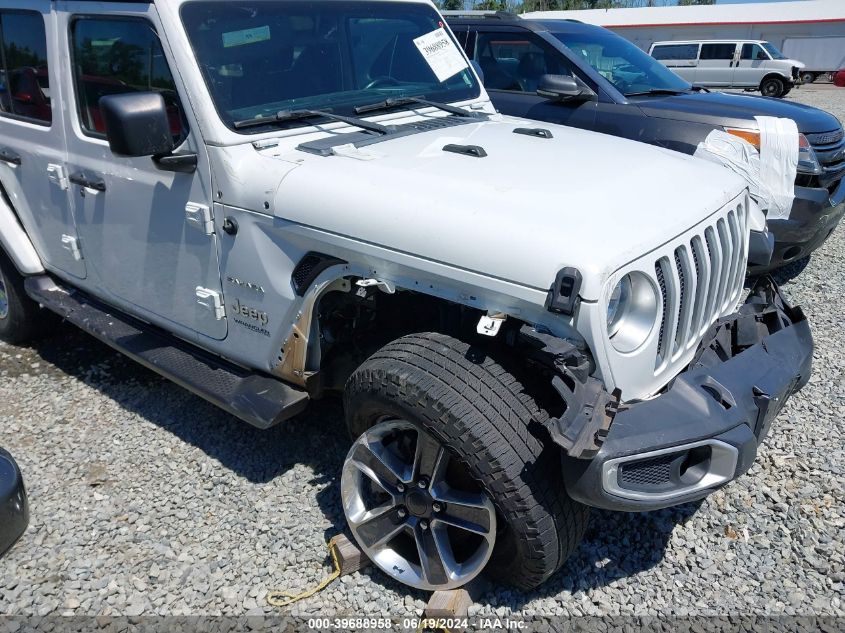 2020 Jeep Wrangler Unlimited Sahara 4X4 VIN: 1C4HJXEN7LW235994 Lot: 39688958