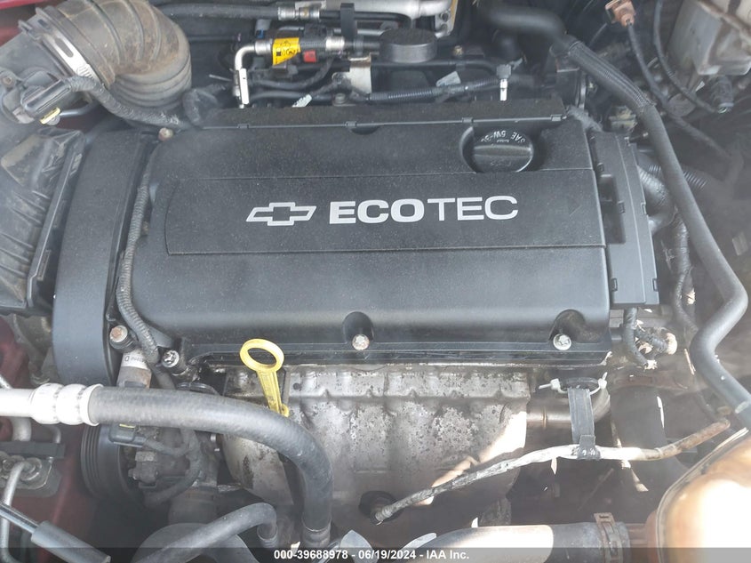 2012 Chevrolet Sonic Lt VIN: 1G1JC5SH8C4125166 Lot: 39688978