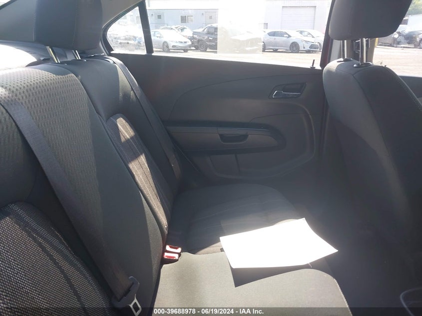 2012 Chevrolet Sonic Lt VIN: 1G1JC5SH8C4125166 Lot: 39688978