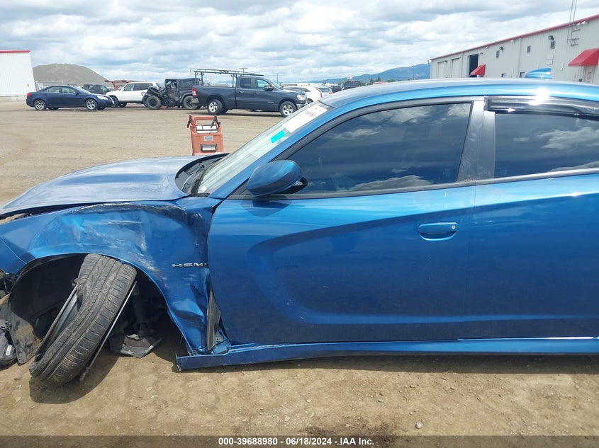 2021 Dodge Charger R/T Rwd VIN: 2C3CDXCT4MH592136 Lot: 39688980