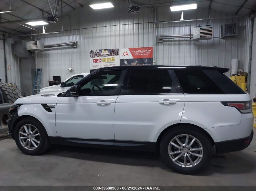 2015 Land Rover Range Rover Sport Se VIN: SALWG2VF2FA608015 Lot: 39688988