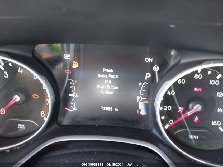 2018 Jeep Compass Latitude VIN: 3C4NJCBB5JT376779 Lot: 39688992