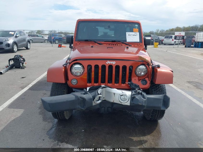 2014 Jeep Wrangler Unlimited Sahara VIN: 1C4BJWEG0EL212742 Lot: 39688997