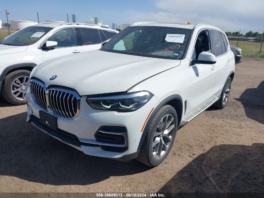 2023 BMW X5 xDrive40I VIN: 5UXCR6C05P9P20898 Lot: 39689012