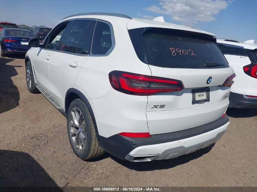 2023 BMW X5 xDrive40I VIN: 5UXCR6C05P9P20898 Lot: 39689012