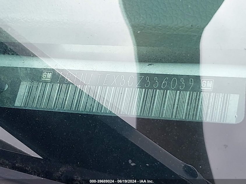 2012 GMC Sierra 1500 Work Truck VIN: 1GTN1TEX3CZ336039 Lot: 39689024