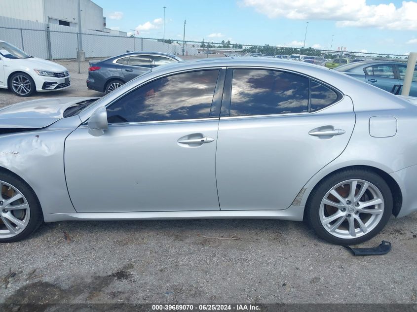 2006 Lexus Is 350 VIN: JTHBE262662000014 Lot: 39689070