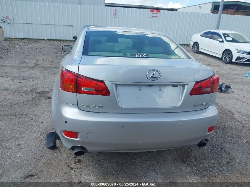 2006 Lexus Is 350 VIN: JTHBE262662000014 Lot: 39689070
