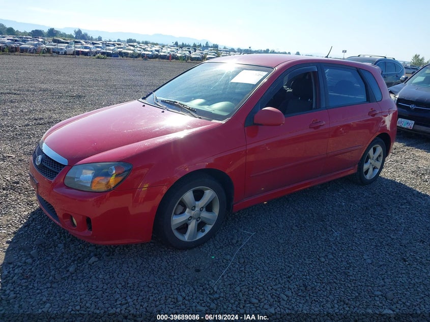 2008 Kia Spectra5 Sx VIN: KNAFE161485016926 Lot: 39689086