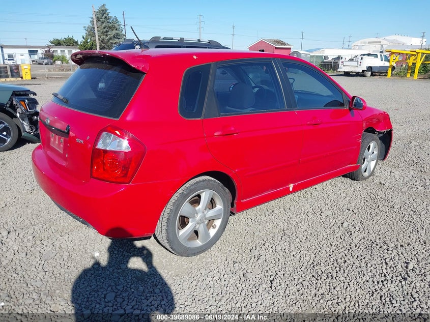 2008 Kia Spectra5 Sx VIN: KNAFE161485016926 Lot: 39689086