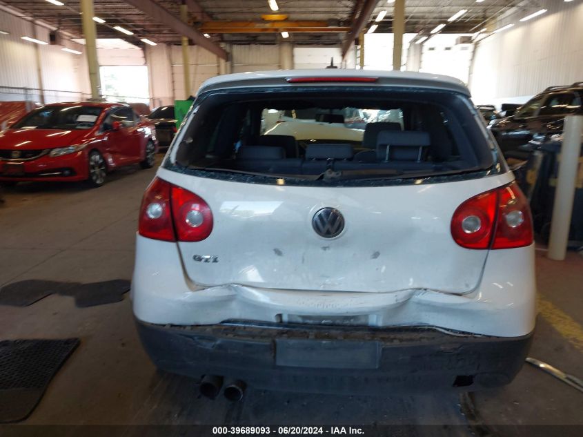 2006 Volkswagen Gti 2-Door VIN: WVWEV71K06W108513 Lot: 39689093