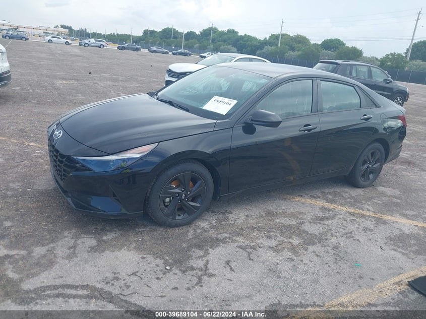 VIN 5NPLM4AG5NH082984 2022 HYUNDAI ELANTRA SEL