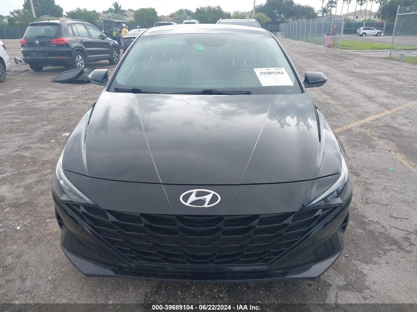 VIN 5NPLM4AG5NH082984 2022 HYUNDAI ELANTRA SEL