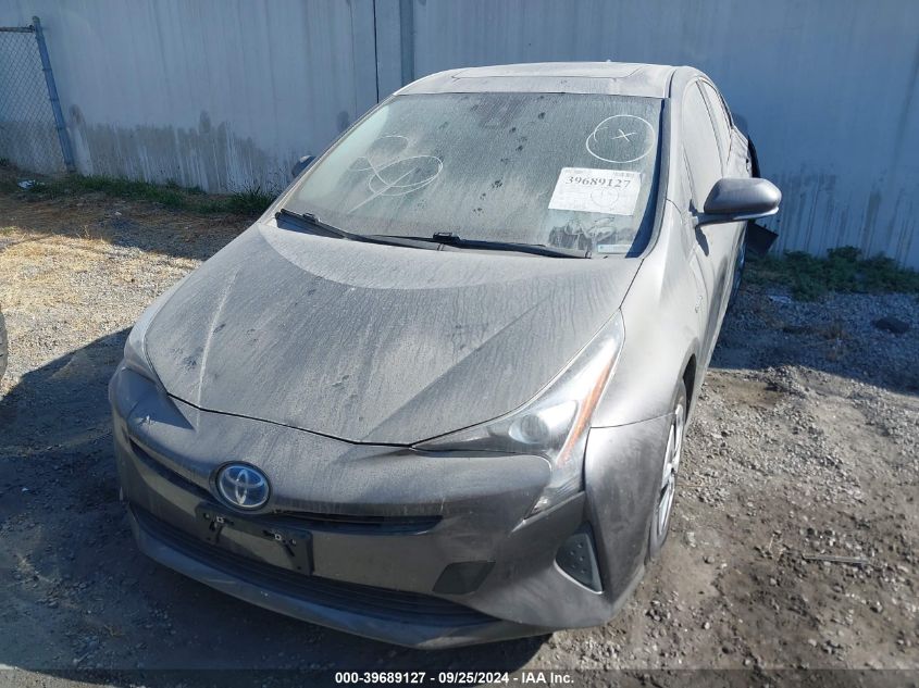 2016 Toyota Prius Three VIN: JTDKARFU5G3514441 Lot: 39689127