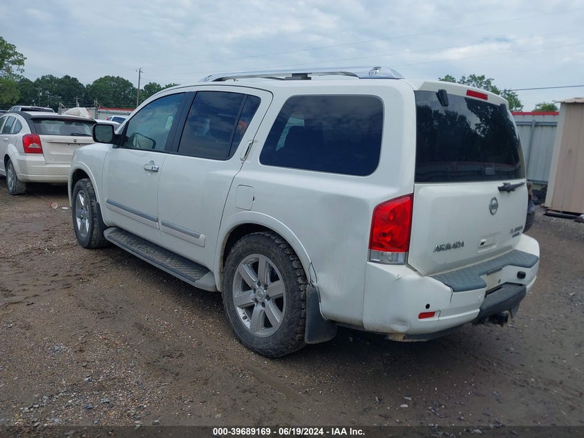 2011 Nissan Armada Platinum VIN: 5N1BA0NF0BN622277 Lot: 39689169