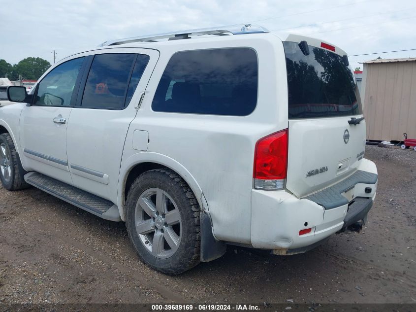 2011 Nissan Armada Platinum VIN: 5N1BA0NF0BN622277 Lot: 39689169