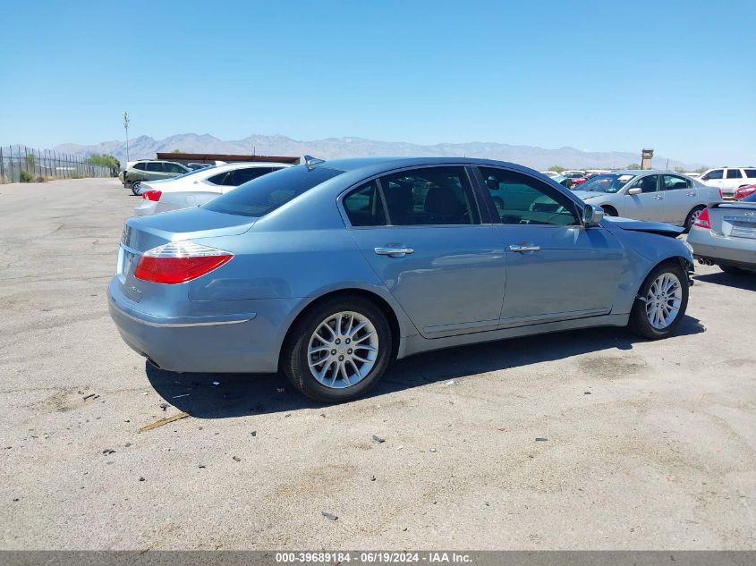 2011 Hyundai Genesis 3.8 VIN: KMHGC4DE3BU115668 Lot: 39689184