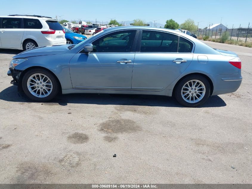 2011 Hyundai Genesis 3.8 VIN: KMHGC4DE3BU115668 Lot: 39689184