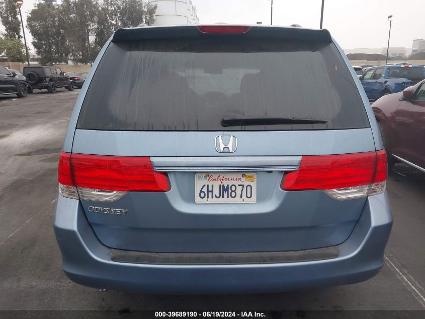 2009 Honda Odyssey Ex-L VIN: 5FNRL38729B001117 Lot: 39689190