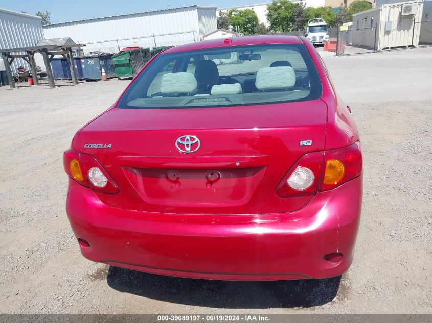 2010 Toyota Corolla Le VIN: 1NXBU4EE9AZ215746 Lot: 39689197