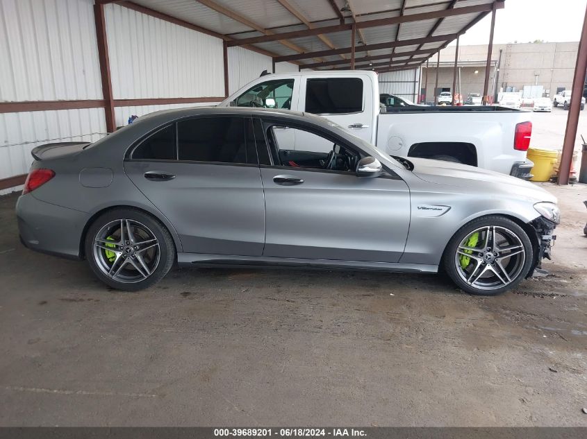 2016 Mercedes-Benz Amg C 63 S VIN: 55SWF8HB6GU104466 Lot: 39689201