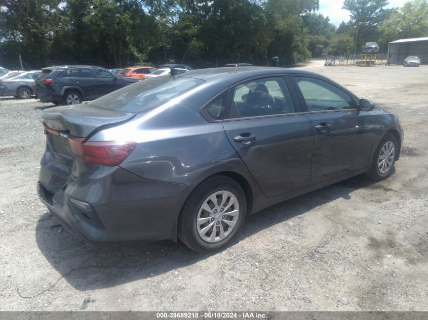 2020 Kia Forte Fe VIN: 3KPF24AD8LE183883 Lot: 39689218