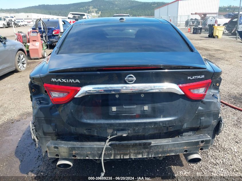 2016 Nissan Maxima 3.5 Platinum VIN: 1N4AA6AP2GC438002 Lot: 39689235