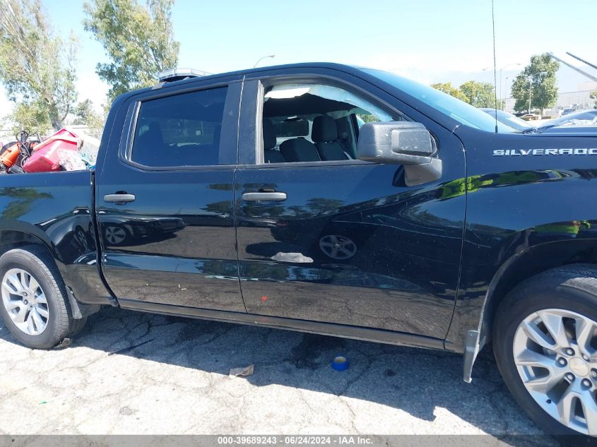 2022 Chevrolet Silverado 1500 2Wd Short Bed Custom VIN: 3GCPABEK0NG605964 Lot: 39689243