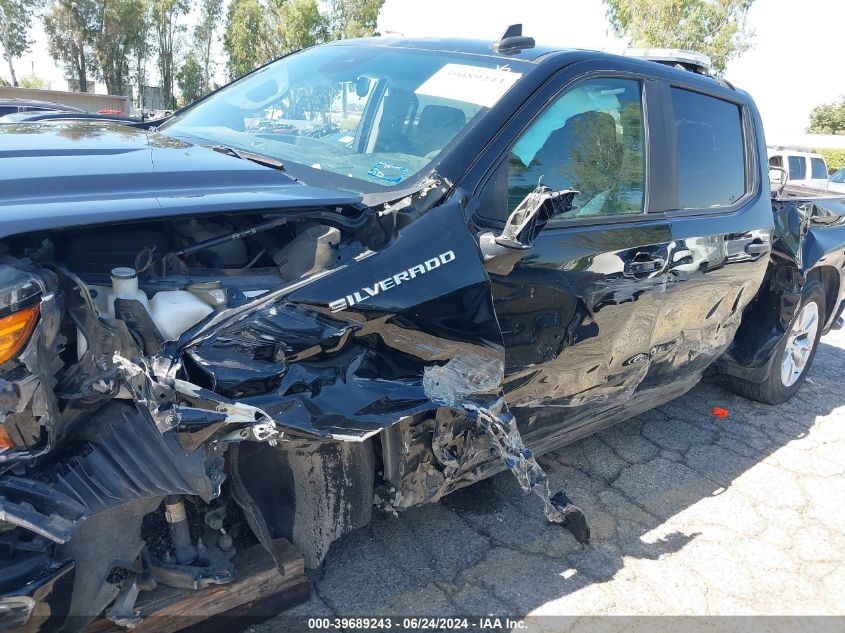 2022 Chevrolet Silverado 1500 2Wd Short Bed Custom VIN: 3GCPABEK0NG605964 Lot: 39689243