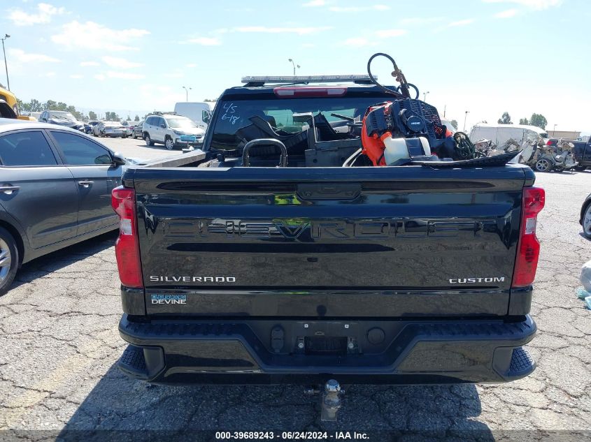 2022 Chevrolet Silverado 1500 2Wd Short Bed Custom VIN: 3GCPABEK0NG605964 Lot: 39689243