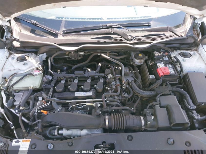 2019 Honda Civic Ex VIN: JHMFC1F37KX009604 Lot: 39689273