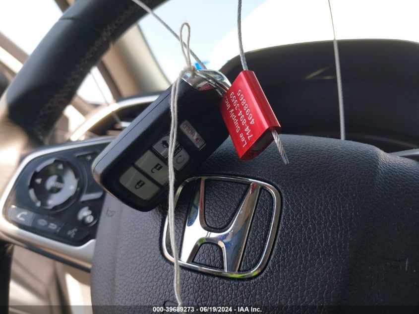 2019 Honda Civic Ex VIN: JHMFC1F37KX009604 Lot: 39689273