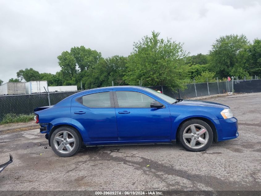 1C3CDZAB3DN710092 2013 Dodge Avenger Se