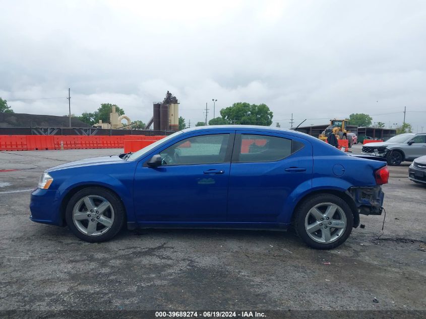 1C3CDZAB3DN710092 2013 Dodge Avenger Se