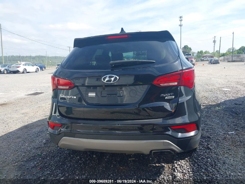 5XYZTDLB5HG389114 2017 Hyundai Santa Fe Sport 2.4L